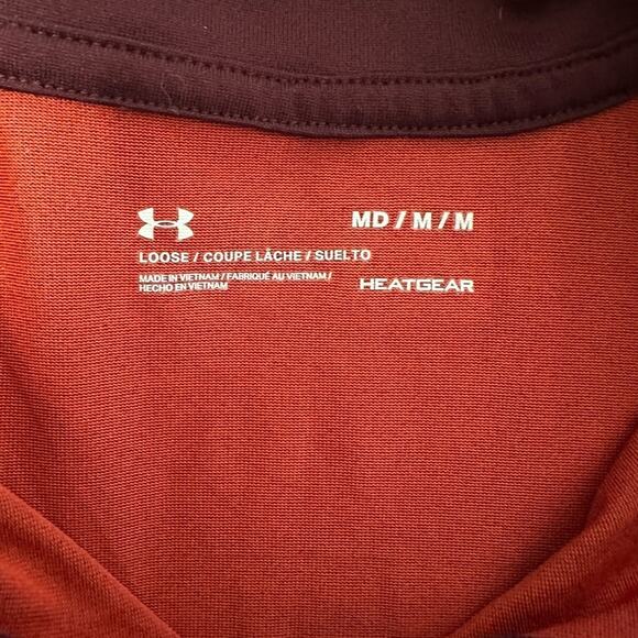 Under Armour UA Tech HEATGEAR 1/2 Zip Long Sleeve Size M Style # 1328495 - Picture 3 of 8